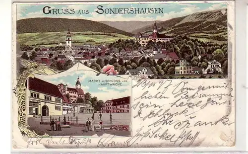 42935 Ak Lithographie Gruss de Spezialshausen 1897