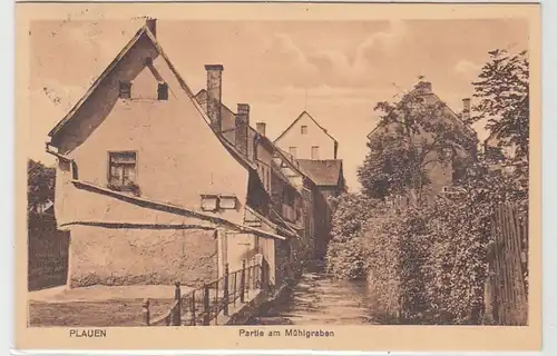 42910 Ak Plauen Partie am Mühlgraben 1912