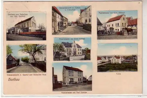 42803 Mehrbild Ak Harthau Gasthaus usw. 1919