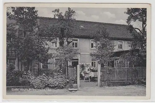 42753 Ak Priestewitz in Sachsen Café Haufe um 1930