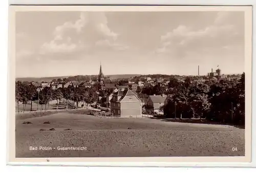 42709 Photo Ak Bad Polzin Vue d'ensemble vers 1934