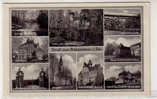 42682 Mehrbild Ak Gruß aus Rabenstein in Sa. 1936