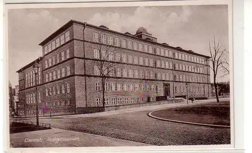 42671 Ak Chemnitz Realgymnasium um 1930