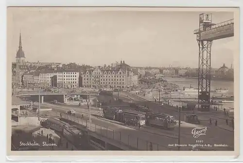 42543 Photo Ak Stockholm Slussen 1938