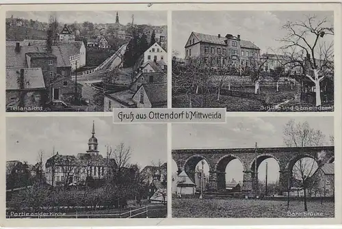 42526 Multi-image Ak Salutation de Ottendorf près de Mittweida 1936
