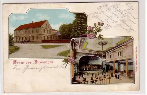 42503 Mehrbild Ak Gruß aus Aitzendorf Gasthof 1908