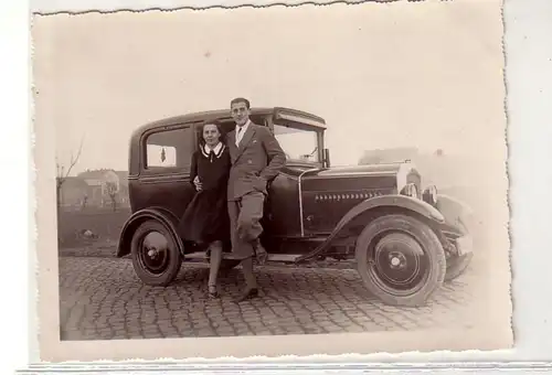 42479 vieille photo avec Opel Automobile vers 1935