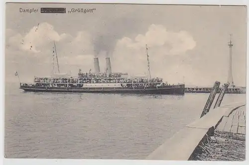 42452 Ak Dampfer "Grüßgott" 1919