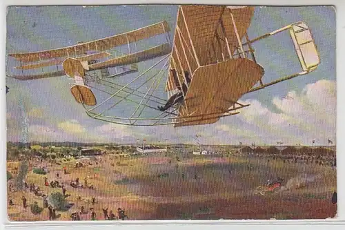 42451 Ak 2 Historische Flugzeuge Doppeldecker 1915
