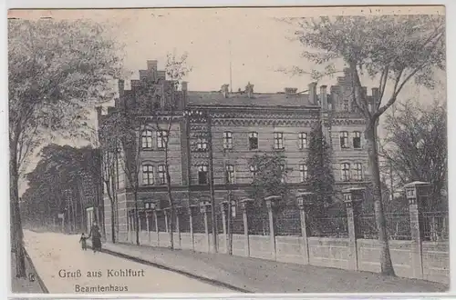 42447 Ak Gruß aus Kohlfurt Beamtenhaus 1919