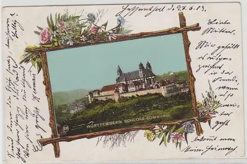 42445 Ak Schloss Comburg Württemberg 1903