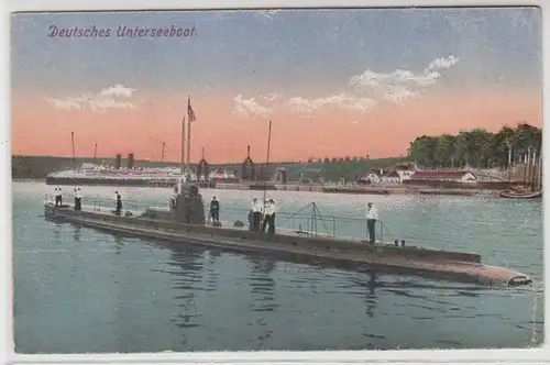 42436 Ak Deutsches Unterseeboot um 1910