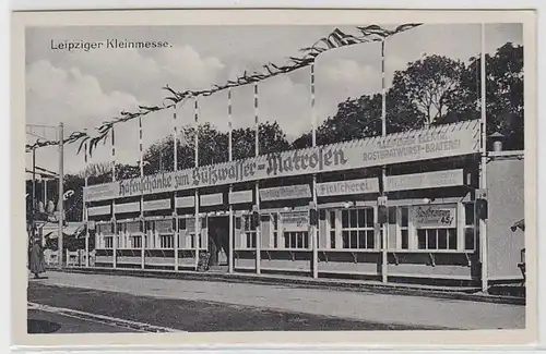 42418 Ak Leipzig Kleinmesse Hafenschänke um 1930