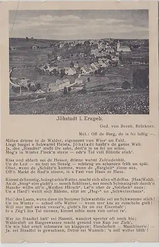 42338 Reim Ak Jöhstadt dans les montagnes Métallifères Vue totale vers 1930