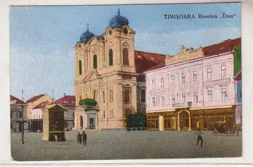 42276 Ak Timisoara Banat Rumänien Biserica "Dom" um 1915