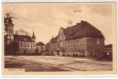 42267 Poste de terrain Ak Haynau en Silésie Gare 1915