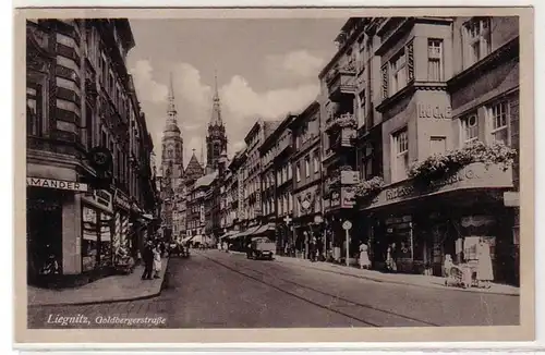 42265 Ak Liegnitz Goldbergerstrasse vers 1940