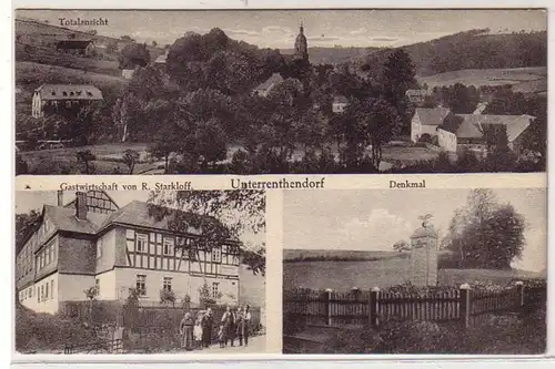 42236 Multi-image Ak Unterrenthendorf Gastwirtschaft 1928