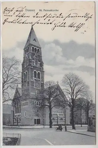 42211 Ak Dessau St. Petruskirche 1904