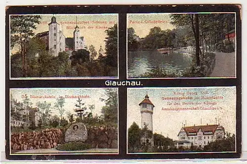 42202 Mehrbild Ak Glauchau Ortsansichten 1914
