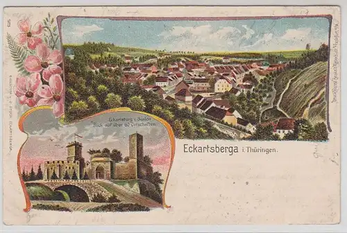 42200 Ak Lithographie Eckartsberga in Thuringe 1902