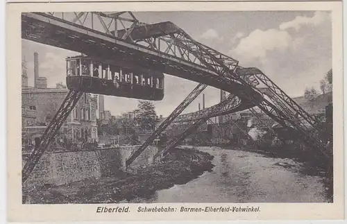 42183 Ak Elberfeld Schwebebahn um 1940