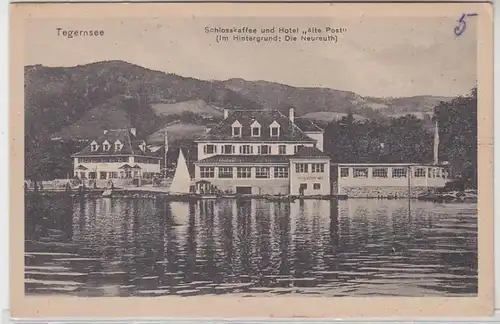 42142 Ak Tegernsee Hotel "Ancien Post" vers 1930