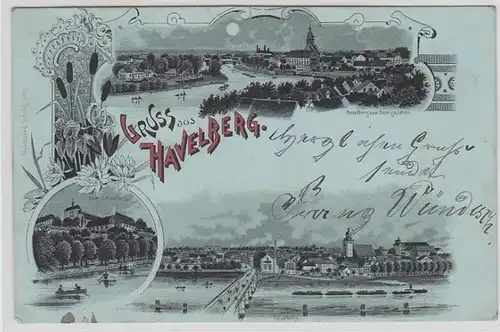 42125 Ak Gruss de Havelberg 1899