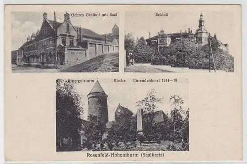 42124 Multi-image-Ak Rosenfeld-Haut-Tour de Saalkr. vers 1920