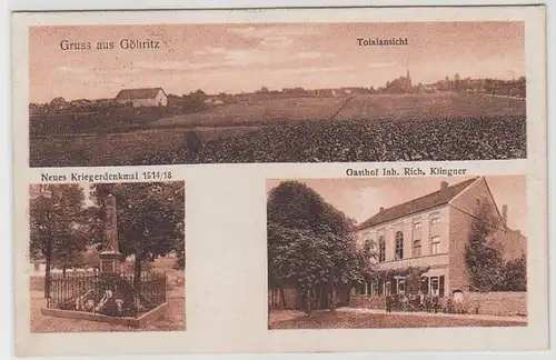 42115 Mehrbild-Ak Gruss aus Göhritz Gasthof usw. 1927