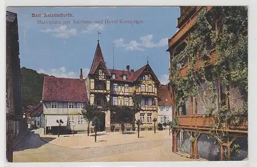 42073 Ak Bad Salzdetfurth Hotel Kronprinz 1918