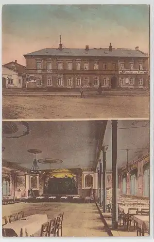 42061 Mehrbild-Ak Kieritzsch Gasthof zur Post 1924