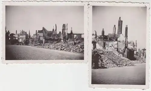 42058/2 Photo Beauweiss Belgique Destruction WK II 1940