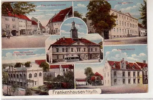 42030 Multi-image Ak Frankenhausen am Kyffhause 1918