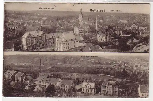 41962 Mehrbild Ak Hettstedt Totalansicht 1907