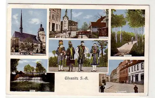 41952 Multi-image Ak Gössnitz S.-A. Wehr etc. 1911