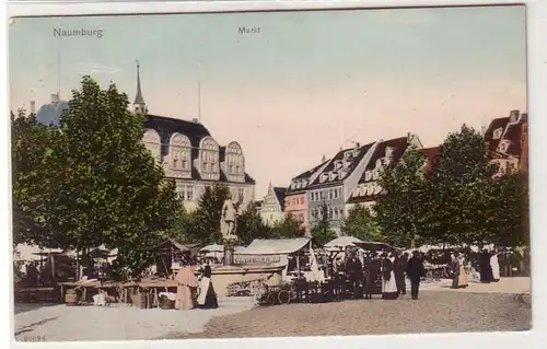 41919 Ak Naumburg au Saale Markt 1910