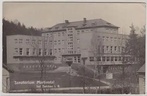 41916 Ak Sanatorium Martinsthal bei Zwickau um 1930