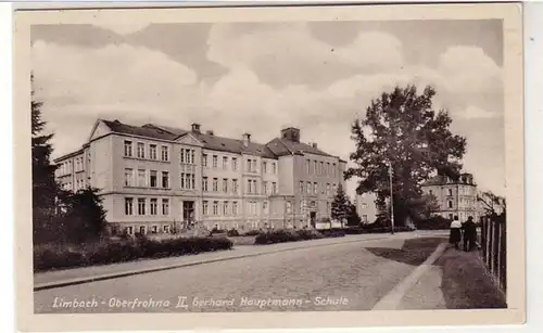 41905 Ak Limbach Oberfrohna Gerhard Hauptmann Schule