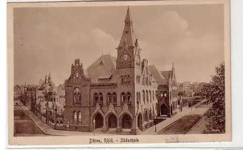 41879 Ak Düren Rheinland Südschule 1928