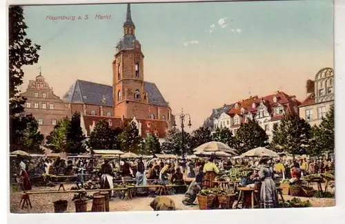 41849 Ak Naumburg au marché de Saale vers 1910