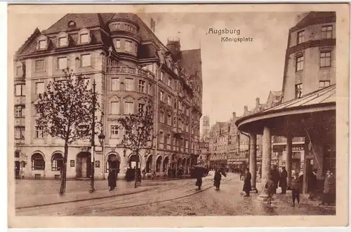 41816 Ak Augsburg Königsplatz um 1930