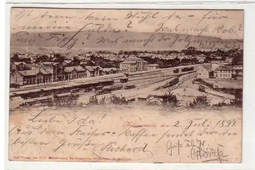 41774 Ak Holzminden Gare et voies ferrées 1899