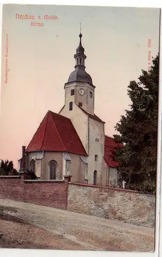 41772 Ak Nerchau an der Mulde Kirche um 1910