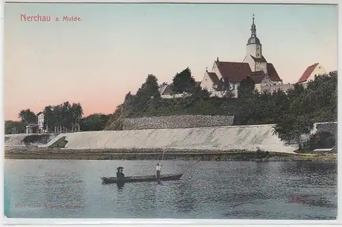 41746 Ak Nerchau an der Mulde Teilansicht um 1910