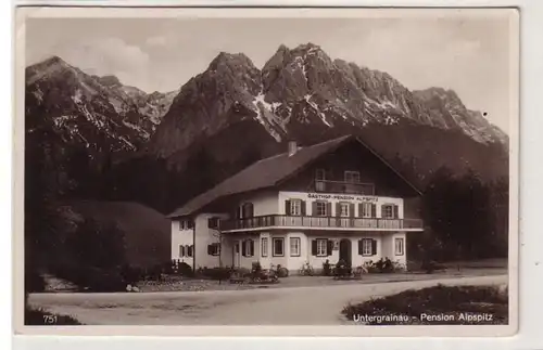 4172 Ak Untergrainau Pension Alpspitz 1937