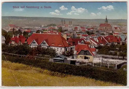 41713 Feldpost Ak Vue sur Naumburg a.S. 1915