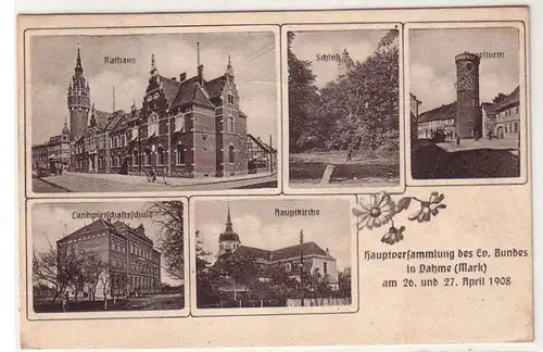 41671 Ak Assemblée générale de l'Alliance évangélique à dahme (Mark) 1908