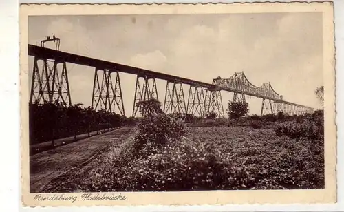 41639 Feldpost Ak Rendsburg Haut-Pont 1940