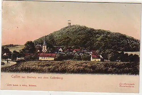 41622 Ak Collm bei Oschatz mit dem Collmberg 1909